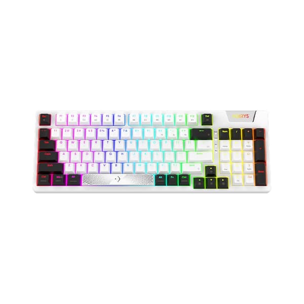AQIRYS Mekanisk Tastatur 96%/95 Taster Kablet ADARA Hvid/Sort