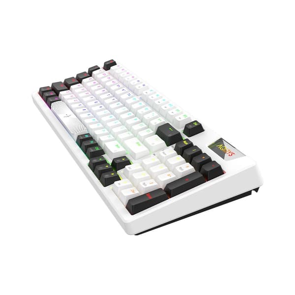 AQIRYS Mekanisk Tastatur 96%/95 Taster Kablet ADARA Hvid/Sort