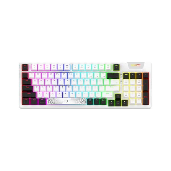 AQIRYS Mekanisk Tastatur 96%/95 Taster Kablet ADARA Hvid/Sort