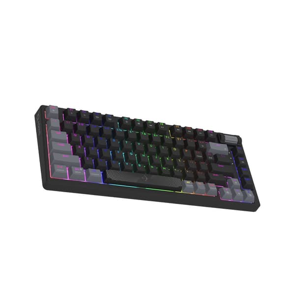 AQIRYS Mekaniskt tangentbord 75%/81 tangenter med kabel ADARA MINI svart/grå