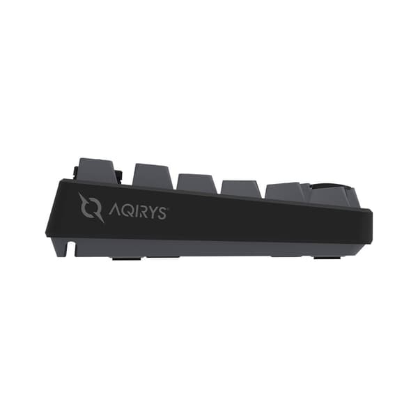 AQIRYS Mekaniskt tangentbord 75%/81 tangenter med kabel ADARA MINI svart/grå