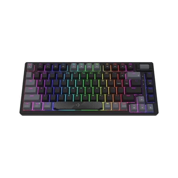 AQIRYS Mekanisk tastatur 75%/81 taster med ledning ADARA MINI LE sort/grå