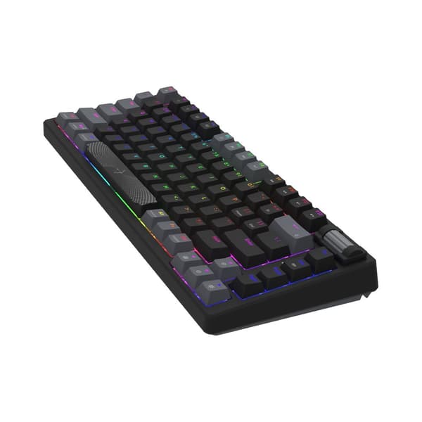 AQIRYS Mekanisk tastatur 75%/81 taster med ledning ADARA MINI LE sort/grå