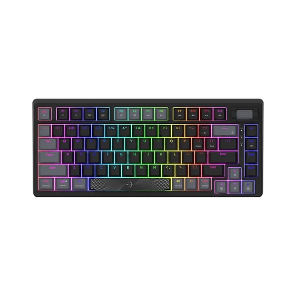 AQIRYS Mekanisk tastatur 75%/81 taster med ledning ADARA MINI LE sort/grå