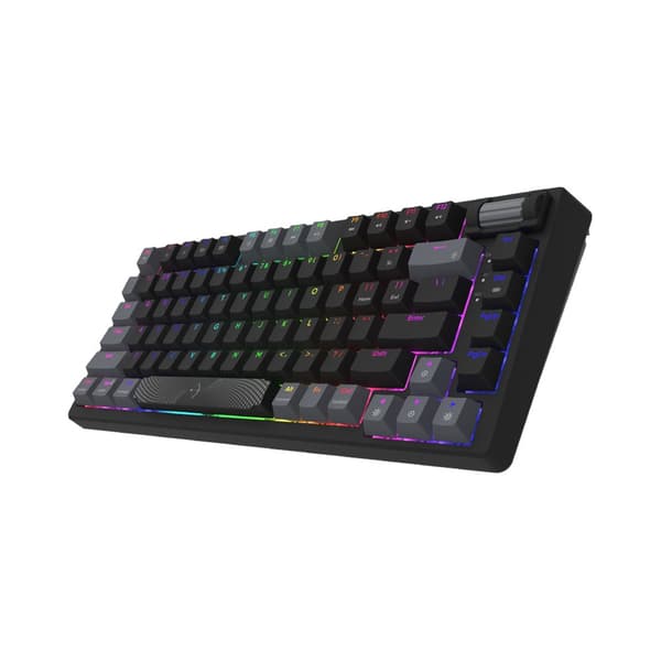 AQIRYS Mekanisk tastatur 75%/81 taster med ledning ADARA MINI LE sort/grå