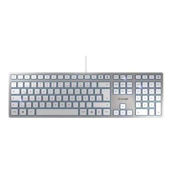 CHERRY KC 6000 Smal tangentbord - USB - Frankrike - CHERRY SX nyckelbrytare - Svart