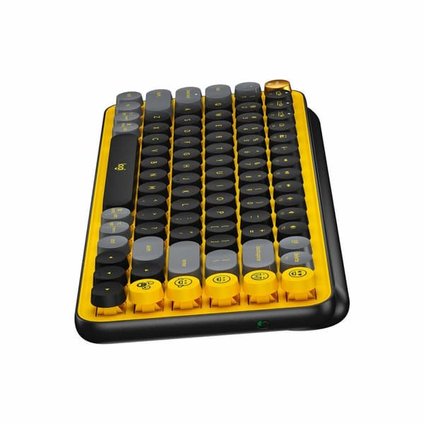 Trådløst tastatur Logitech EMOJI USB Sort