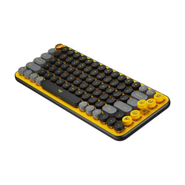 Langaton näppäimistö Logitech EMOJI USB Musta