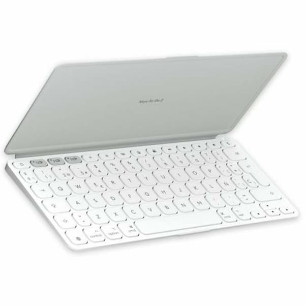 Bluetooth-tastatur Logitech 920-013011 Spansk qwerty Grå Hvid/Grå Grå, Hvid