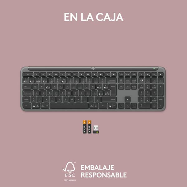 Langaton näppäimistö Logitech 920-012455 Grafiitinharmaa QWERTY