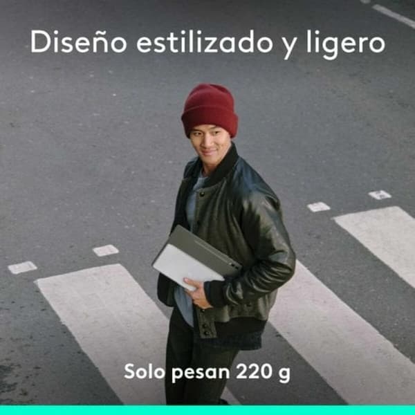 Bluetooth näppäimistö Logitech 920-013011 Espanjalainen Qwerty Harmaa Valkoinen/Harmaa