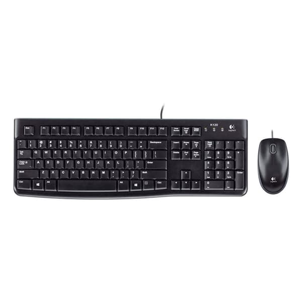 Tangentbord och Mus Logitech 920-002543 Svart Italienska QWERTY