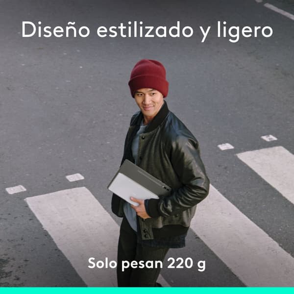 Bluetooth näppäimistö Logitech 920-013011 Espanjalainen Qwerty Harmaa Valkoinen/Harmaa