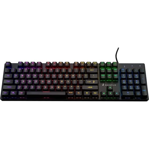 VERBATIM 48719 TANGENTBORD RVB M2 QWERTY US AN Svart, Metallisk
