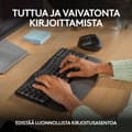 Miniatyrbild 3 av 10: Logitech Wave Keys - trådlöst tangentbord, grafit