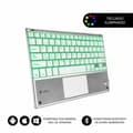 Miniatyrbild 2 av 8: Bluetooth-tangentbord med tabletthållare Subblim SUB-KBT-SMBT50 Silvrig Qwerty Spanska QWERTY
