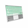 Miniatyrbild 1 av 8: Bluetooth-tangentbord med tabletthållare Subblim SUB-KBT-SMBT50 Silvrig Qwerty Spanska QWERTY