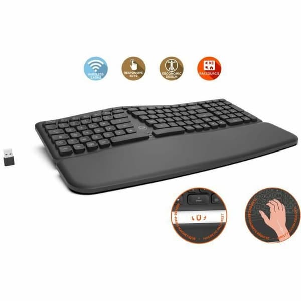 Bluetooth-tastatur Mobility Lab MOBILITY LAB - ML313153 Sort AZERTY