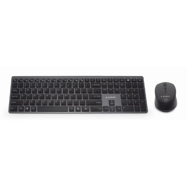 Tastatur GEMBIRD KBS-ECLIPSE-M500-ES Sort Spansk qwerty Sort