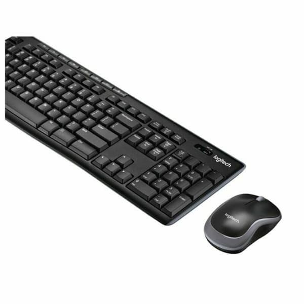 Tastatur og trådløs mus Logitech 920-004513 Sort Spansk qwerty QWERTY