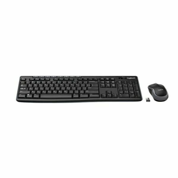 Tastatur og trådløs mus Logitech 920-004513 Sort Spansk qwerty QWERTY
