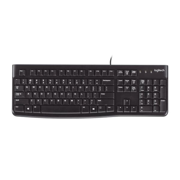 Spansk qwerty Logitech K120 USB Sort Spansk qwerty QWERTY
