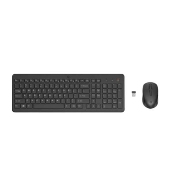 Tastatur og mus HP 2V9E6AA Sort