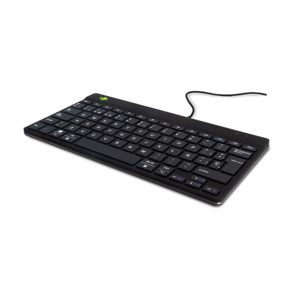 Tastatur R-Go RGOCOESWDBL Sort Spansk qwerty Sort