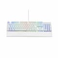 Miniatyrbild 2 av 6: Mekaniskt tangentbord The G-Lab KEYZ RUBIDIUM Vit Azerty Franska