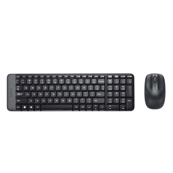 Näppäimistö ja hiiri Logitech 920-003721 Musta Italialainen QWERTY musta