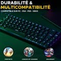 Pikkukuva 5 / 5: Näppäimistö The G-Lab KEYZ TITAN Valkoinen