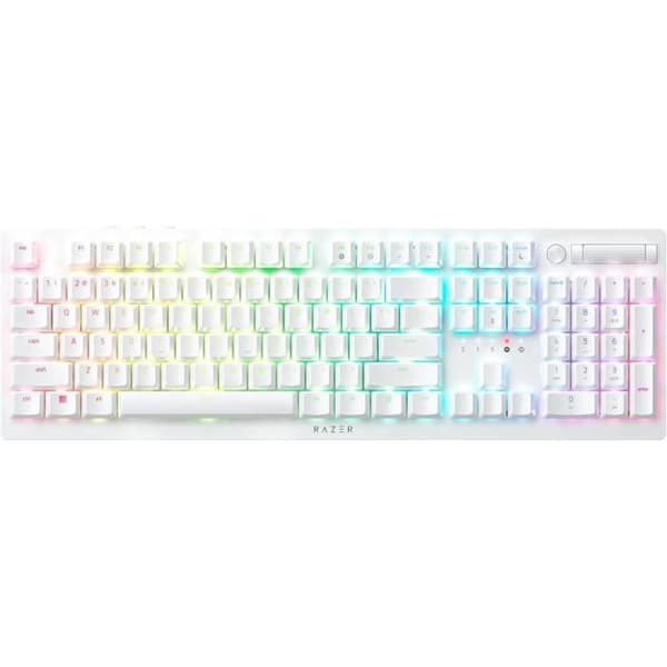 Razer DeathStalker V2 Pro - Trådlöst Gamingtangentbord med Låg Profil, Klickiga Optiska Brytare, HyperSpeed Trådlöst, Bluetooth 5.