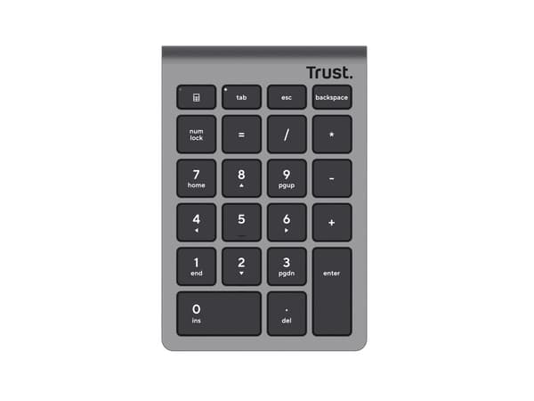 Trust Xalas, RF trådløst, 22, Laptop/PC, Sølv