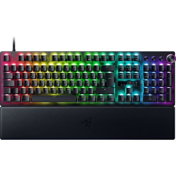 Gamingtangent - Professionell - Mekanisk - Trådad - Bakgrundsbelyst - Multifunktionell Svart