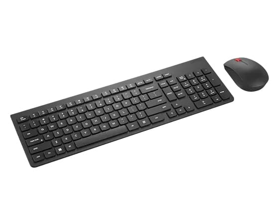 Lenovo Essential Wireless Combo Gen 2 - Sats med tangentbord och mus - trådlös - 2.4 GHz - QWERTY - brittisk - svart