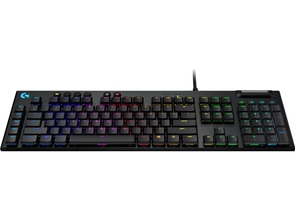 Logitech G 920-009087, Full størrelse (100 og), Koblet med ledninger (ikke trådløs), USB, Mekanisk nøkkelbryter, Sort