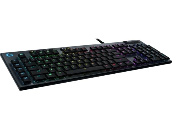 Logitech G 920-009087, Full størrelse (100 og), Koblet med ledninger (ikke trådløs), USB, Mekanisk nøkkelbryter, Sort