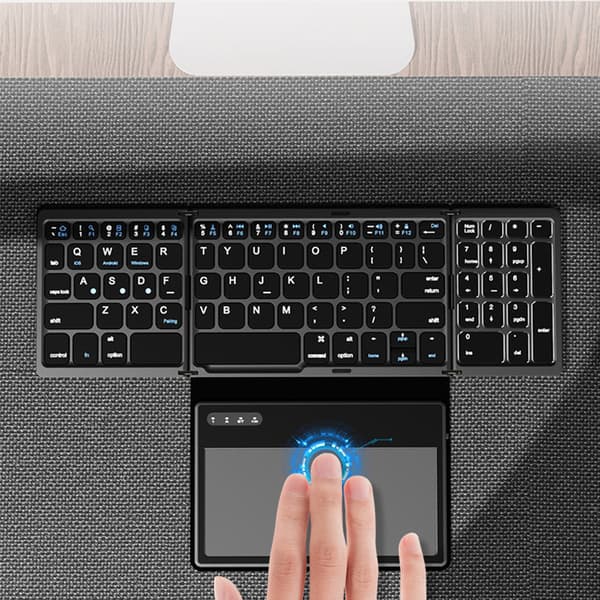INF Foldbart Bluetooth-tastatur med touchpad