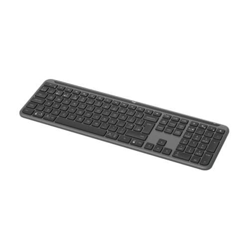 Logitech Signature Slim K950 - tangentbord - 100% full size - QWERTY - USA, internationellt - grafit Inmatningsenhet