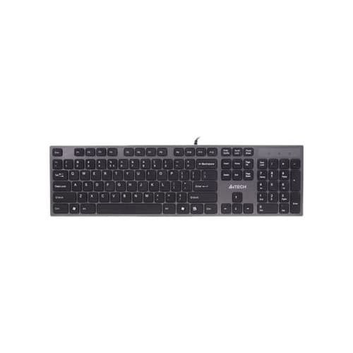 A4Tech KV-300H - tangentbord - QWERTY - amerikansk - grå, svart Inmatningsenhet Svart, Grå