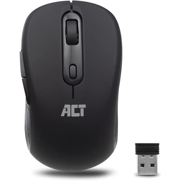 Trådlöst tangentbord och musset med en trådlös räckvidd på upp till 10 meter - ACT AC5700 Trådlöst QWERTY US-tangentbord