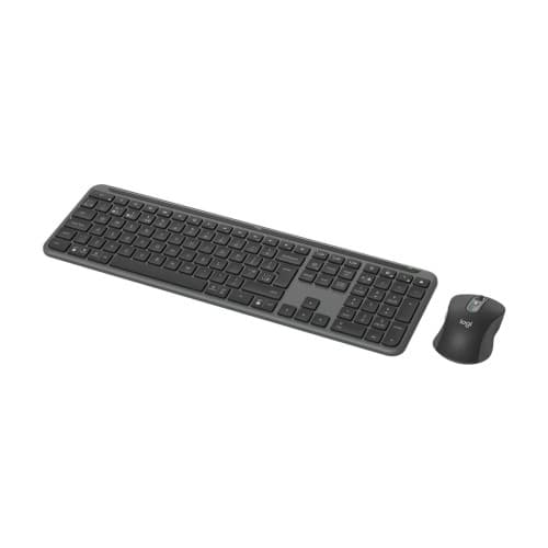 Logitech Signature Slim Combo MK950 - sats med tangentbord och mus - 100% full size - QWERTY - USA, internationellt - grafit Inmatningsenhet