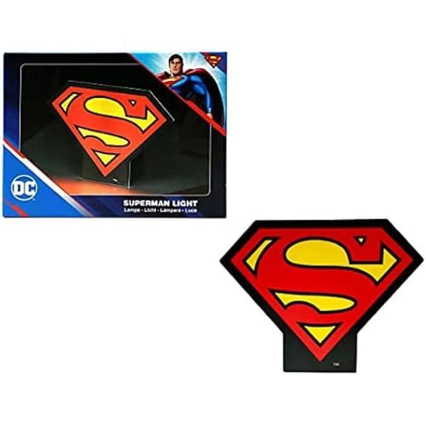 Veilleuse - PALADONE - Superman - Rétrobelyst - 13x17x5cm - Svart