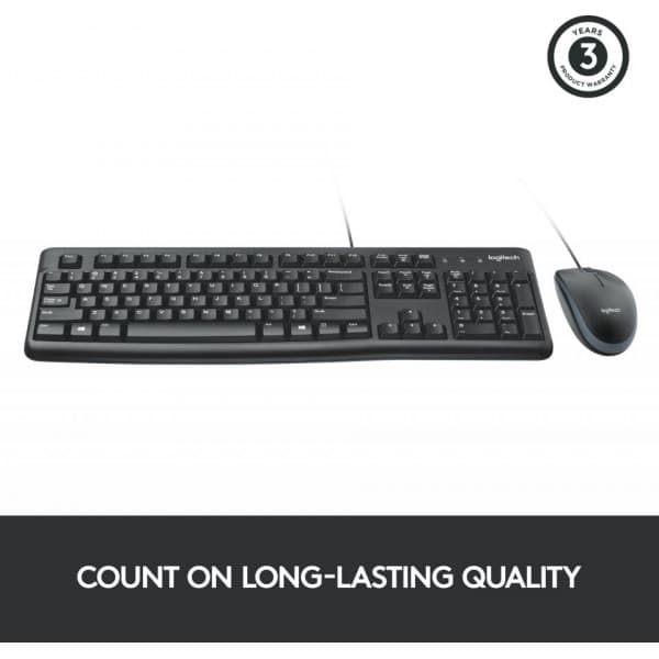 Logitech MK120 -tastatur og mus