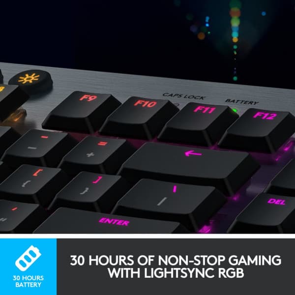 Logitech G915 -pelinäppäimistö, Tactile-kytkimet