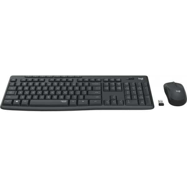Logitech MK295 tastatur og mus, sort