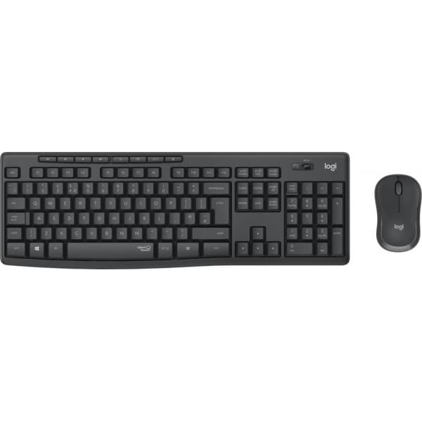 Logitech MK295 tastatur og mus, sort