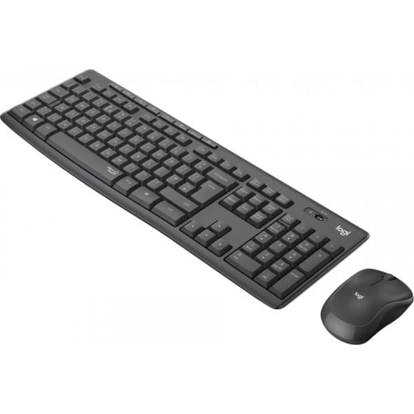 Logitech MK295 tastatur og mus, sort