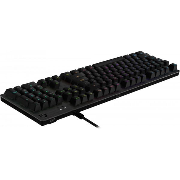 Logitech G512 Carbon Lightsync -pelinäppäimistö, GX Red -kytkimet