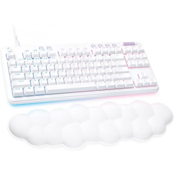 Logitech G713 -spel tangentbord, taktiliska brytare, vit Vit